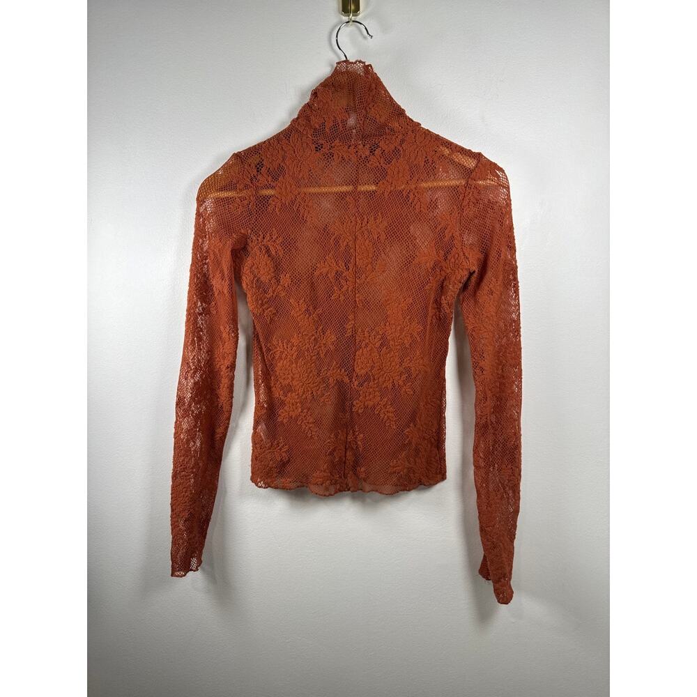 Free People Sweet Secrets Lace Layering Turtleneck Top,  XS - Picture 7 of 8